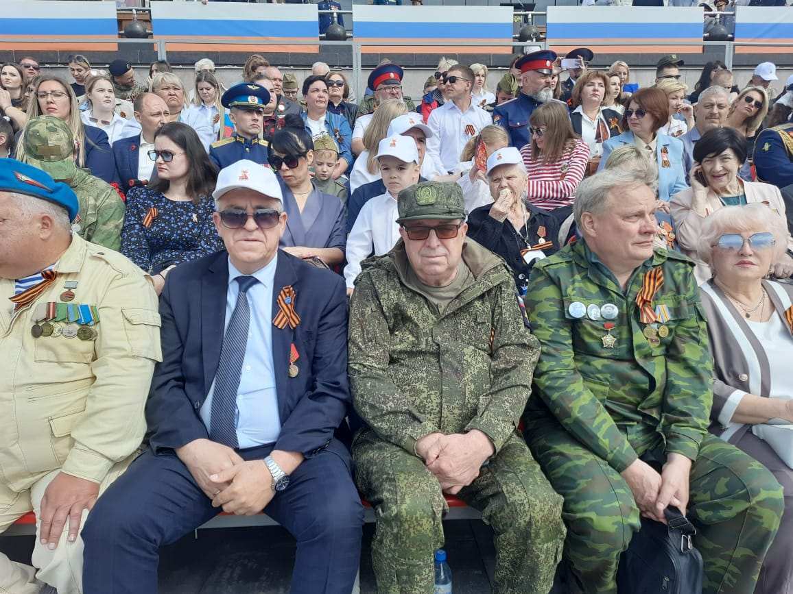 Участники Первомайского отделения ВОИ Ростова-на-Дону стали частью Парада Победы